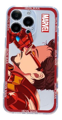 Funda De Teléfono Marvel Iron Man Tony Stark Para iPhone 14,