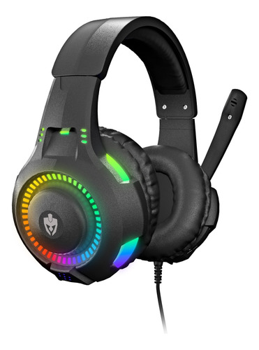 Fone De Ouvido Headset Gamer Rgb Led Pc Computador Vídeogame