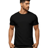 Camiseta Masculina Algodão Básica Camisa Atacado 30.1  Lisa