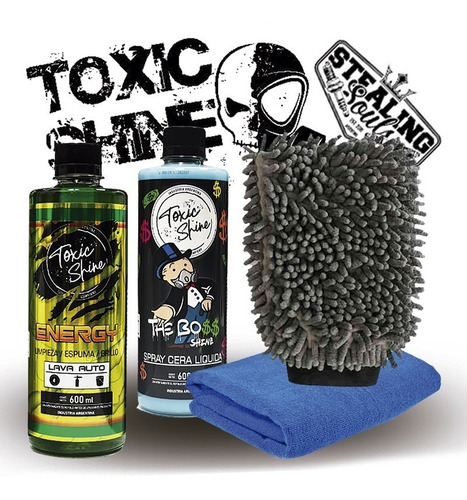 Toxic Shine | Kit Combo Lavado | Básico #21 | Shampoo + Cera
