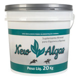 New Algas 20 Kg Fonte De Cálcio P/ Equinos - Univittá