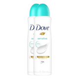 Kit 2 Desodorante Dove Sensitive S/perfume 150ml