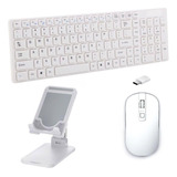 Teclado, Mouse E Suporte Galaxy A7 T500/t505 10,4 Branco