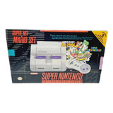 83- Console Super Nintendo Mario Set Com Serial Batendo