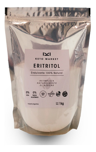 Eritritol 1 Kg - Endulzante 100% Natural