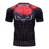 Polera Compresion Hombre Araña Spiderman Marvel 2021