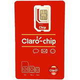 Chip Operadora Claro Gsm  4g Triplo 3 Corte Escolha O Ddd !!