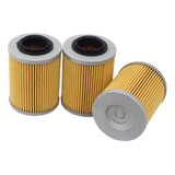 Paquete De 3 Filtros De Aceite Para Bombardier Can-am Out