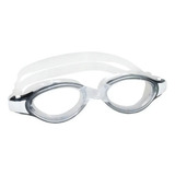 Goggles Natacion Modelo Falcon Plata Marca Escualo Color Plateado