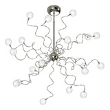 Colgante Moderno Araña Deco Luciana 20 Luces Apto Led