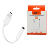 Adaptador Para iPhone Lightning A Jack 3.5mm Auxiliar Mtf Color Blanco