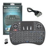 Mini Teclado Wireless Touch Para Celular Pc Android Tv Smart