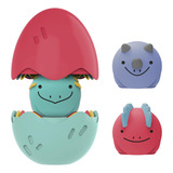 Dra. Browns Cleanup Float & Hatch Dino Eggs Nesting Bath Toy