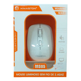 Mouse H'maston Sem Fio Gamer Pc Notebook Clik Silencioso 