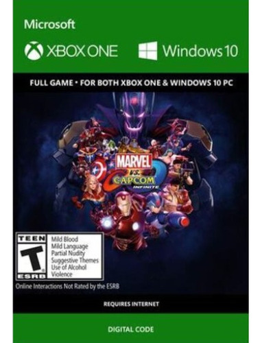 Marvel Vs. Capcom: Infinite - Jogo De Xbox One - 25 Dígitos