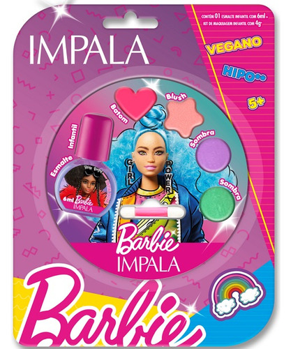 Barbie Impala Esmalte + Paleta Extraordinaria Girl Power