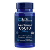 Ubiquinol Coenzima Coq10 100mg 60 Cápsulas Life Extension