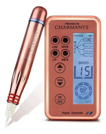 Dermografo Charmant Premium 2 + Agulhas, Pele E Paquimetro
