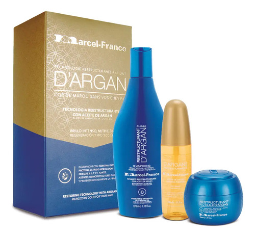 Kit Reestructurante Con Aceite De Argan - mL a $464