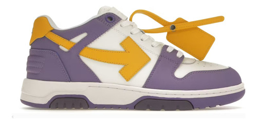 Tenis Off White Out Office - Purple Yellow
