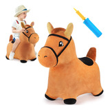 Caballo Saltarín Iplay Ilearn Inflable Y Peluche Bomba I