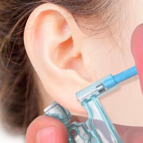 Abridores De Oreja Piercing Pistola Perforadora Aro Incluido
