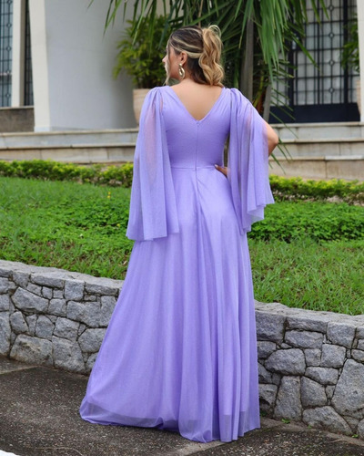 Vestido Feminino De Festa Longo Para Madrinha Casamento