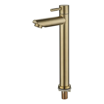 Nuevo 01 - Grifo For Lavabo De 4 Manijas Sus304 Pvd En Oro
