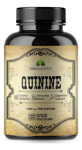 Herbalicious | Quinine | 1000mg | 100 Capsules