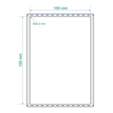 4000 Etiqueta 10x15 Para Impressora Térmica C/ Serrilha Resm