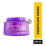 Crema Matizadora Salomex Violeta Azul Grafito 500 Ml