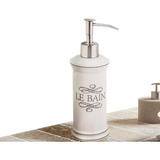 Dispenser Jabon Liquido Ceramica Blanca Le Bain Baño Premium