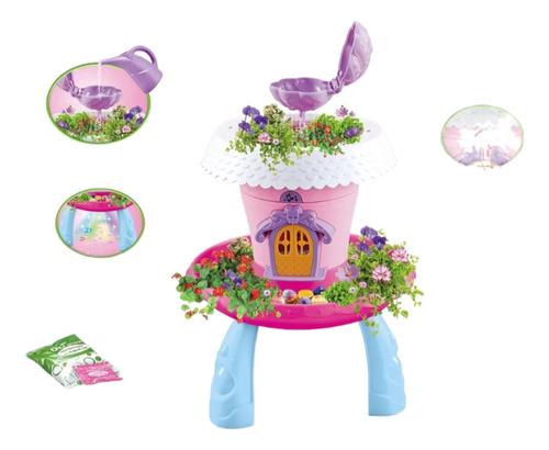 Juego De Jardinería Infantil Luz Semillas Plantar 