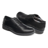 Zapato Escolar Flexi® Piel Negro Juvenil Super Cómodos