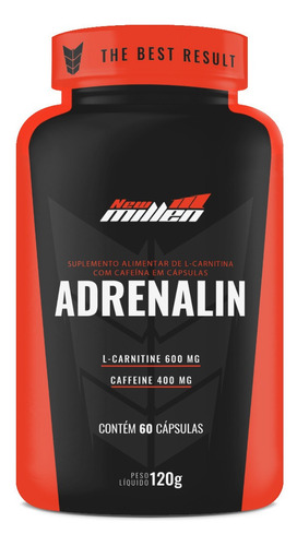 Adrenalin - 60 Capsulas - New Millen