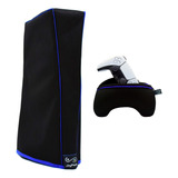 Kit 1 Funda Consola Vertical Ps5 Slim + 1 Funda Joystick