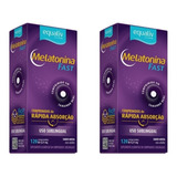 Kit Com 2 Melatonina Fast Equaliv 120 Cpr Sublinguais Menta