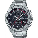 Relogio Edifice Efr-564d-1avudf Prata Fundo Preto Promoção