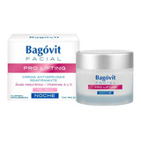 Crema Facial Anti Age Bagovit Pro Lifting Noche P Seca 55 Gr