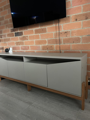 Mueble Tv Rack Gris