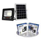 Foco Reflector Solar Recargable 100w Con Control Remoto 