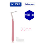 Cepillo Interprox Plus Nano 0.6mm Pack X10 Unidades