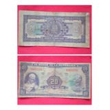 Billete  20 Pesos Oro De 1951.