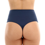 Biquíni Calcinha Hot Pants Fio Dental Cintura Alta Forrada