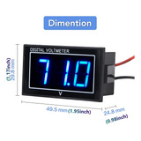 Monitor De Batería Impermeable De 12 V, 24 V, 36 V, 48 V, 60