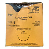 Sutura Catgut Cromico 1  1/2 Circulo B-5 25-26mm American