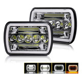 Luces Cuadradas De Faros Led 5x7'' H6052 H6053 H6054 H6014 .