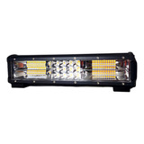 Barra Led Blanco Ambar 12 Pulgadas C/estrobo 180w Reales