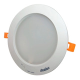 Panel Led Circular Embutido 18w + Luz De Emergencia Atomlux