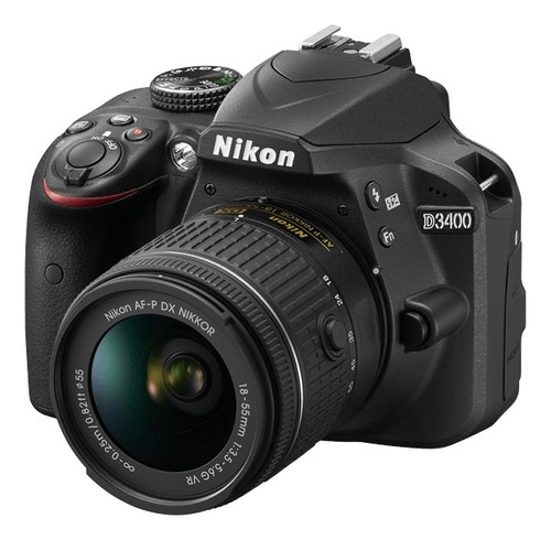  Nikon D3400 Dslr Con Lente 18-55 Mm Muy Poco Uso